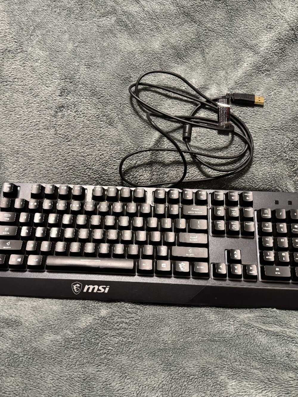 MSI Vigor GK30 Wired RGB Gaming Keyboard - Black